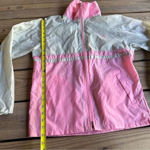 MacGregor Vintage Girls Jacket Medium Teen Tween Kids Pink Windbreaker Nylon - Picture 5 of 10